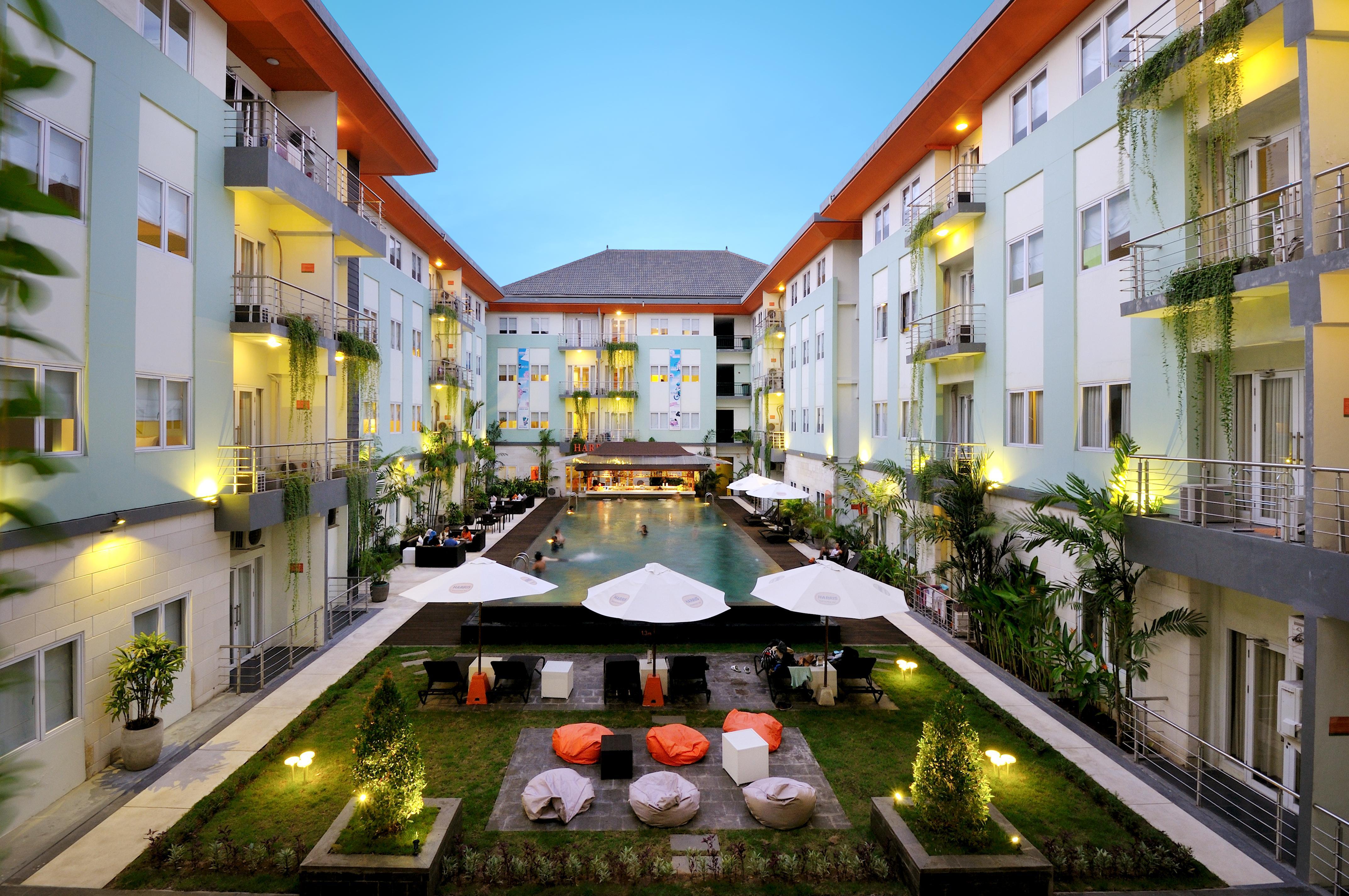 Harris Hotel & Residences Riverview Kuta, Bali Kuta  Ngoại thất bức ảnh